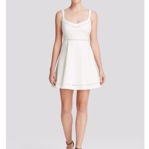 Elizabeth and James White Mini Dress